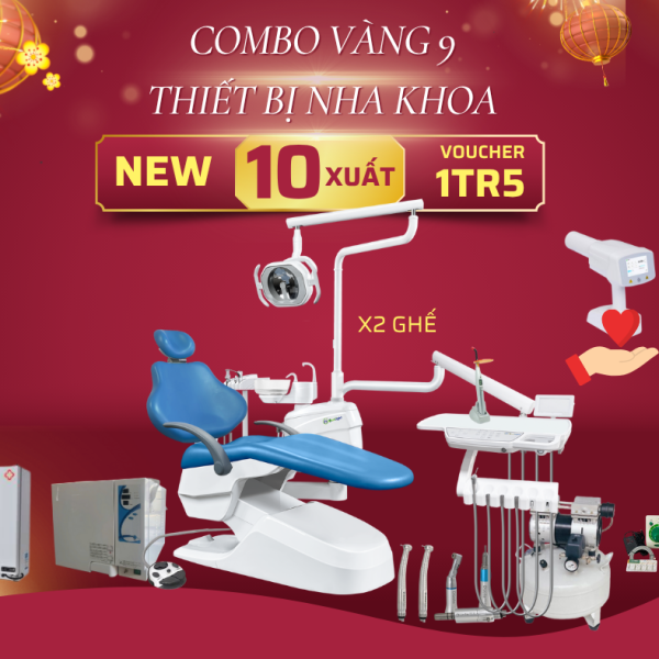 ComBo vàng 9 thiết bị nha khoa cap cấp